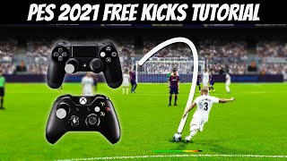 PES 2021  Free Kicks Tutorial How to Score a Free Kick like an Expert  HD [upl. by Vittoria618]