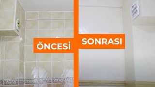 Banyo Seramik Boyama Nasıl Yapılır  Ev Yenileme  Seray Kutsal [upl. by Nennahs184]