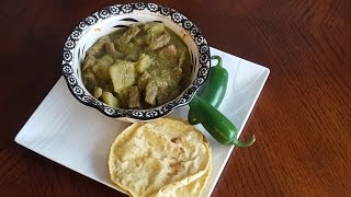 Bistec en salsa verde con papas [upl. by Nozicka]