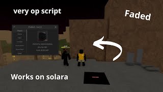 FADED da hood gui script Works on solarada hood 2024 [upl. by Ecar26]