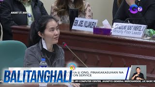 Shiela Guo at Cassandra Li Ong pinakakasuhan na ng National Prosecution Service  Balitanghali [upl. by Nyladnarb]