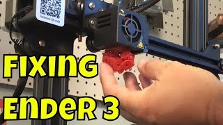 How to fix a Filament Blob on Ender 3 3D Printer [upl. by Nigam]