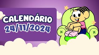 CALENDÁRIO DE 24 DE NOVEMBRO DE 2024 ALUNONOTADEZ10 ensinofundamental [upl. by Euginimod]