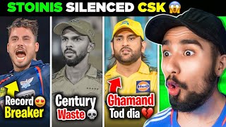 TOOTA hai CSK ka GHAMAND Marcus Stoinis 124 🔥  Gaikwad Century  CSK vs LSG [upl. by Siroled320]