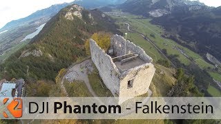 Rundflug um die Burgruine Falkenstein in Pfronten Ludwigs Traum mit DJI Phantom Drohne [upl. by Assiluy]