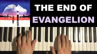 The End Of Evangelion  Komm Süsser Tod Piano Tutorial Lesson [upl. by Launcelot]