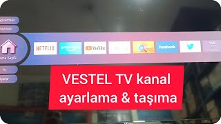 VESTEL TV KANAL AYARLAMA amp TAŞIMA [upl. by Anairotciv]