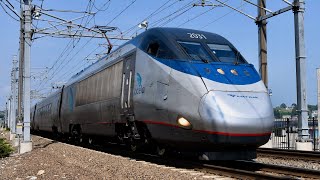 Amtrak Acela Express Fast Train 2023 [upl. by Joselyn]