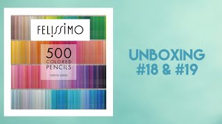 Felissimo 500 Colored Pencils Tokyo Seeds  Unboxing 18 amp 19 [upl. by Olinad790]