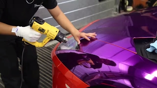 KSIs Purple Lamborghini Wrapped  part 1 [upl. by Peppy]