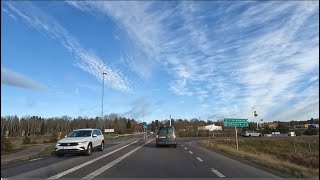 Driving from Nykvarn to Årsta 🚗  Smooth Traffic Flow in Sweden 4K 🌅🇸🇪 [upl. by Kcod]