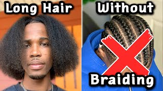 How to Grow Long Hair Super Fast Without Braiding It  Natural Hair Growth Tips [upl. by Errecart595]