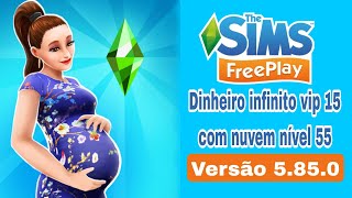 The Sims Freeplay Dinheiro Infinito Versão 5850Vip15 Nuvem Completa [upl. by Oiretule]