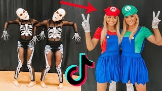 Recreating VIRAL TIK TOK challenges with my TWIN [upl. by Essie132]