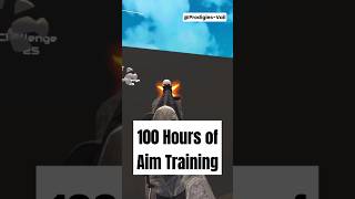 What 100 hours of pure aim training looks like in VR aim aimlab aimtraining ProdigiesVail [upl. by Armil]