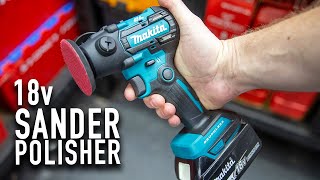 NEW Makita 18v Brushless Polisher amp Sander DPV300 [upl. by Odnamla34]