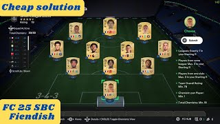 FC 25 FIFA 25  Fiendish SBC  League and Nation Hybrid  cheap solution [upl. by Temp]