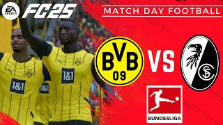 Dortmund vs Freiburg Epic Bundesliga Showdown in EA FC 25 ⚡⚽ [upl. by Riesman]