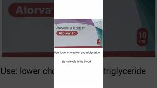 Atrovastatin tablet use medical medicalstudent viralshorts [upl. by Saxet]