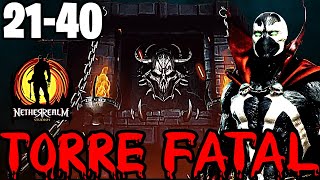 Torre DEMONIACA FATAL 2140  JEFES 40  Mortal Kombat Mobile [upl. by Lleynod]