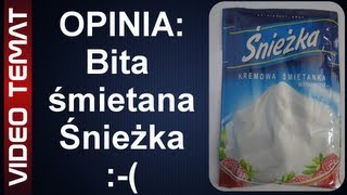 Bita śmietana Śnieżka  Opinia [upl. by Lletnom]