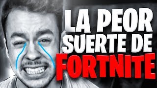 EL JUGADOR CON PEOR SUERTE DE FORTNITE TheGrefg [upl. by Chaffinch362]