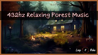 432hz Relaxing Forest Music Quantum Healing Crown Chakra Autumn Vibes [upl. by Atims753]