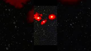 Three red monster galaxies in space nasa galaxy [upl. by Bork770]