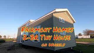 Fairmont Homes 2Bedroom Quailridge 39DLB2 Copycat Tiny House on Wheels [upl. by Ellehcrad]