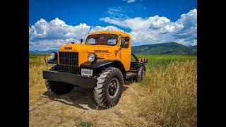 1949 Dodge Power Wagon cold start up and walk around  For sale by Legacy Classic Trucks [upl. by Markowitz174]