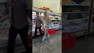 drag queen shops at Trader Joe’s in 10 inch heels embarrassing [upl. by Annol]