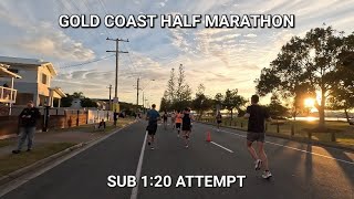 Gold Coast Half Marathon 2023  Sub 120 attempt [upl. by Elletsyrk868]