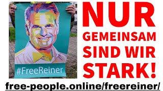 🕊18000 MENSCHEN FORDERN FREIHEIT FÜR REINER 07112024 Landgericht Göttingen FREEREINER [upl. by Adiaros]