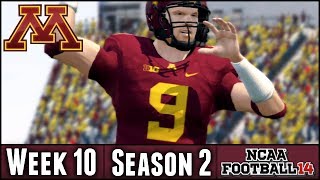 NCAA Football 14 Dynasty Week 10 vs 22 Nebraska Season 2 [upl. by Lledra]