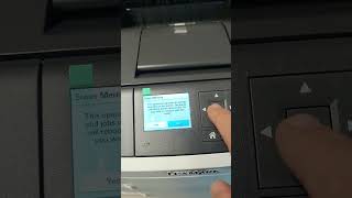 Lexmark MS 417dn factory reset restore factory defaults Fabrika ayarlarına alma [upl. by Felicidad]