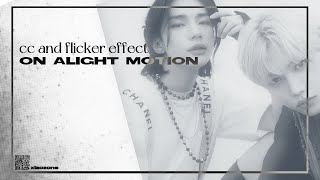 cc  flicker effect on alight motion [upl. by Alin205]