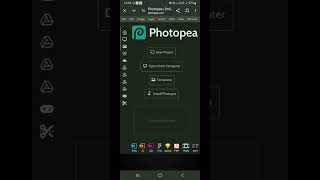 How to Use Photoshop for free😍💥💫photoshop photopea mobile desktop laptop like subscribe [upl. by Durwyn]