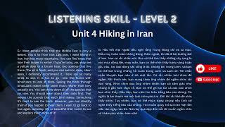 Listening Skills Level 2  Unit 4 Hiking In Iran [upl. by Assirahc]