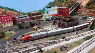 OHIO VALLEY LINES MODEL RAILROAD  HUGE N SCALE LAYOUT [upl. by Rdnaskela609]