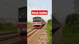 KRL Commuter Line Masuk Stabling [upl. by Lapotin]