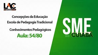 SME 2019  Conhecimentos Pedagógicos  Concepções da Educação  Escola de Pedagogia  5480 [upl. by Nasya]