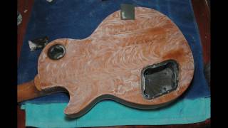 Gibson Les Paul Traditional Plus Lemon Drop Refinishing Process [upl. by Ailimac]