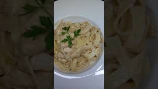 tagliatelles au poulet 🐔 à la sauce blanche [upl. by Eahsed]