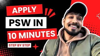 How to Apply for a PostStudy Work Permit PSW in the UK  StepbyStep Guide [upl. by Ateval685]