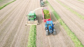 Harvesting Haylage in Ag Bags amp Liquid Manure Spreading [upl. by Richara]