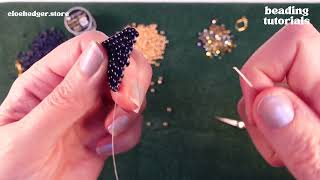 How to Make Simple Chevron Fringe Earrings Beading Tutorial Episode 5 [upl. by Eniamzaj]