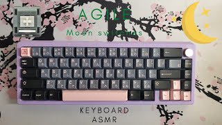 Meletrix Zoom 65 Essential  Agile Moon Linear switches Keyboard asmr [upl. by Manuela]