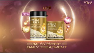 New Cream Silk Salon Expert Daily Treatment [upl. by Tnomyar]