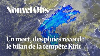 La tempête Kirk cause un décès dans lHérault et de nombreux dégâts en France [upl. by Adniral]