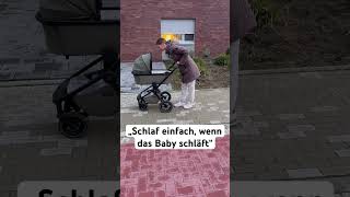 „Schlaf einfach wenn das Baby schläft“ lebenmitbaby momlife dadlife elternmomente [upl. by Adlih956]